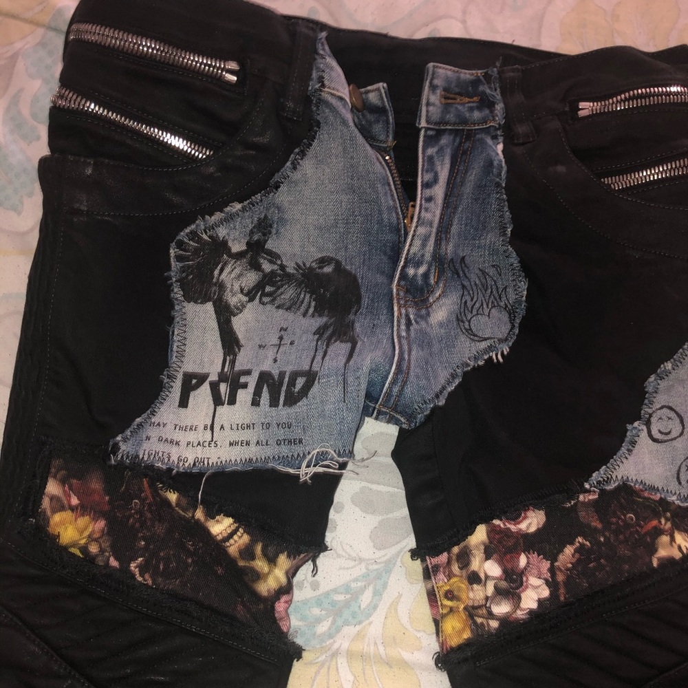 Balmain custom jeans size small
